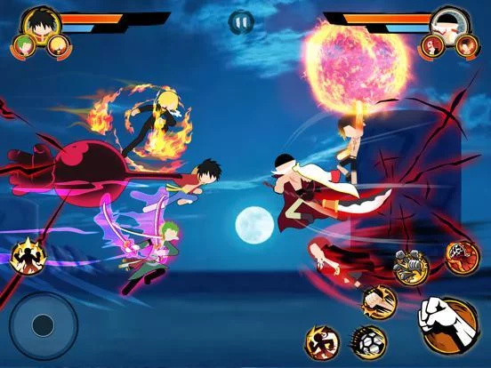 Изображение игры: Stickman Pirate Fighting