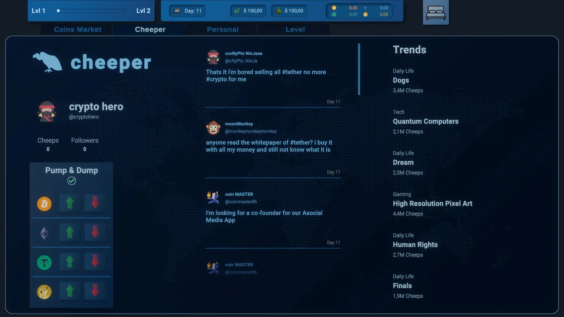 Изображение игры: Coin Trader Simulator