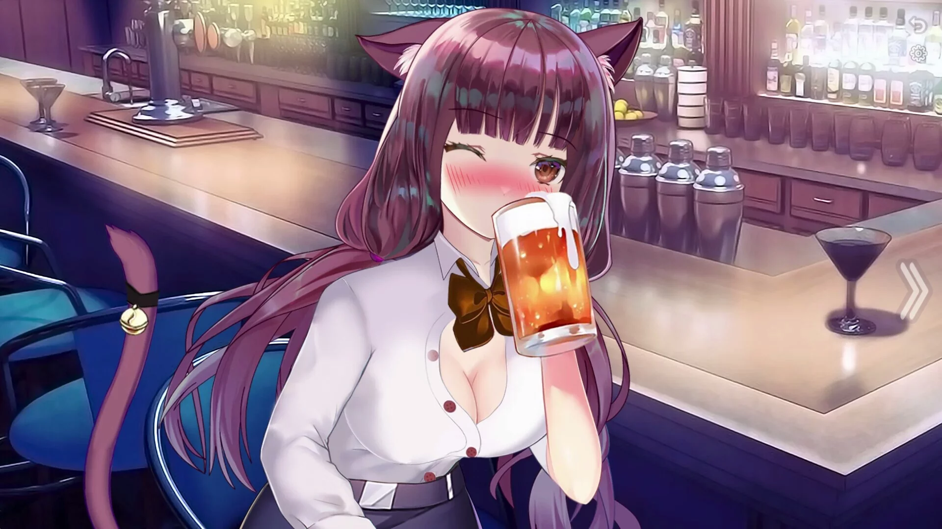 Изображение игры: Neko Office: Nightlife Adventures