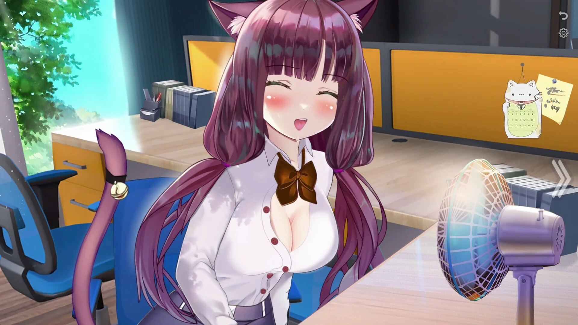 Изображение игры: Neko Office: Nightlife Adventures