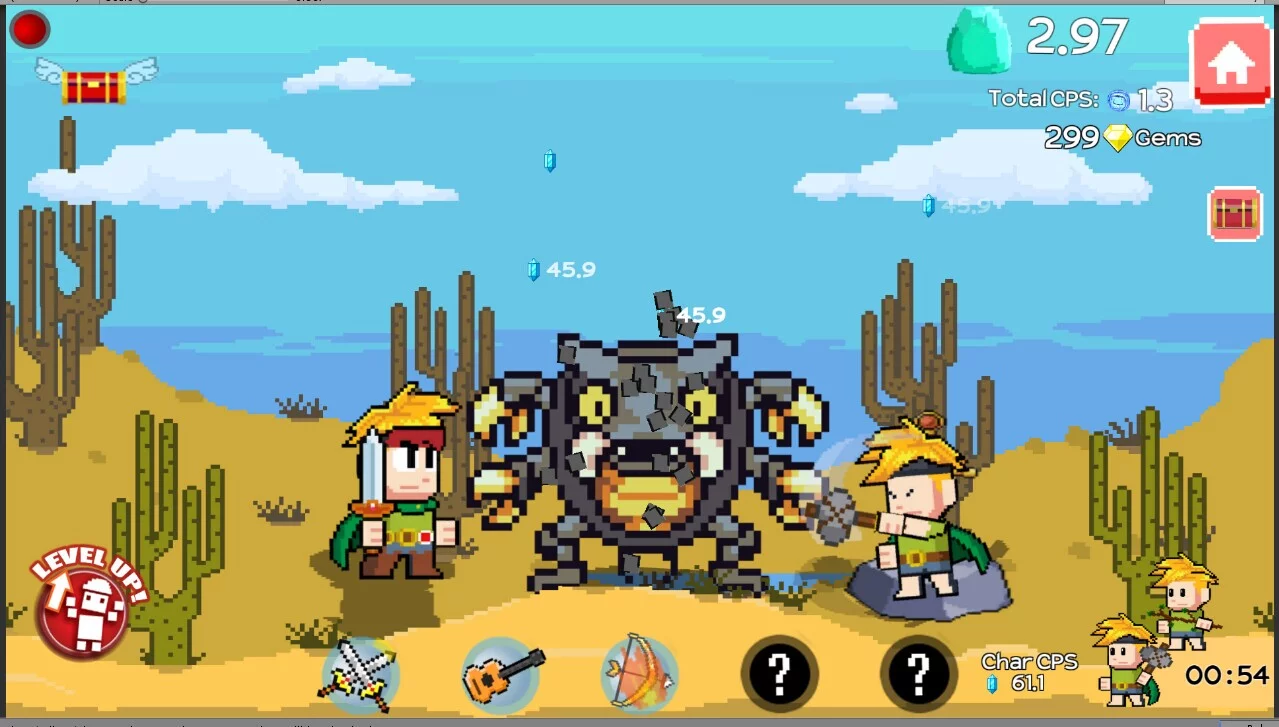 Изображение игры: Idle Gem Quest