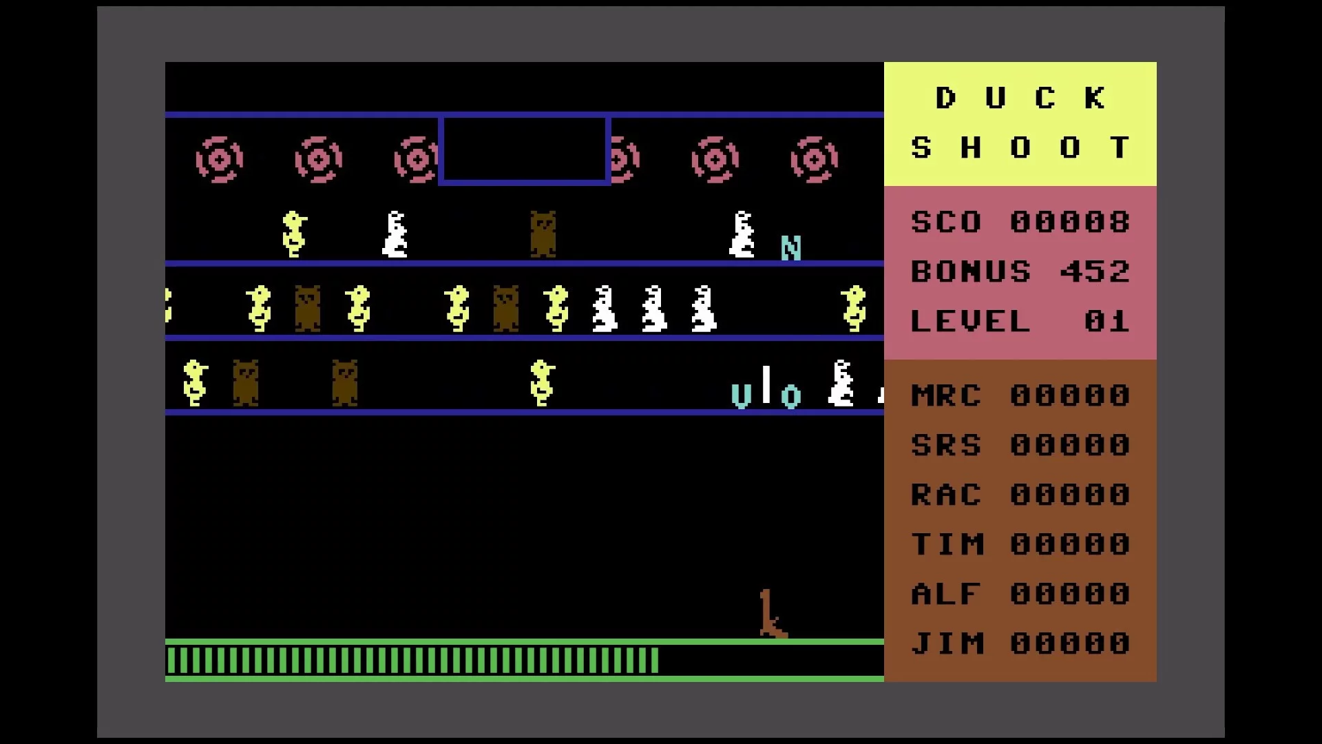 Изображение игры: Duck Shoot (C64/VIC-20)