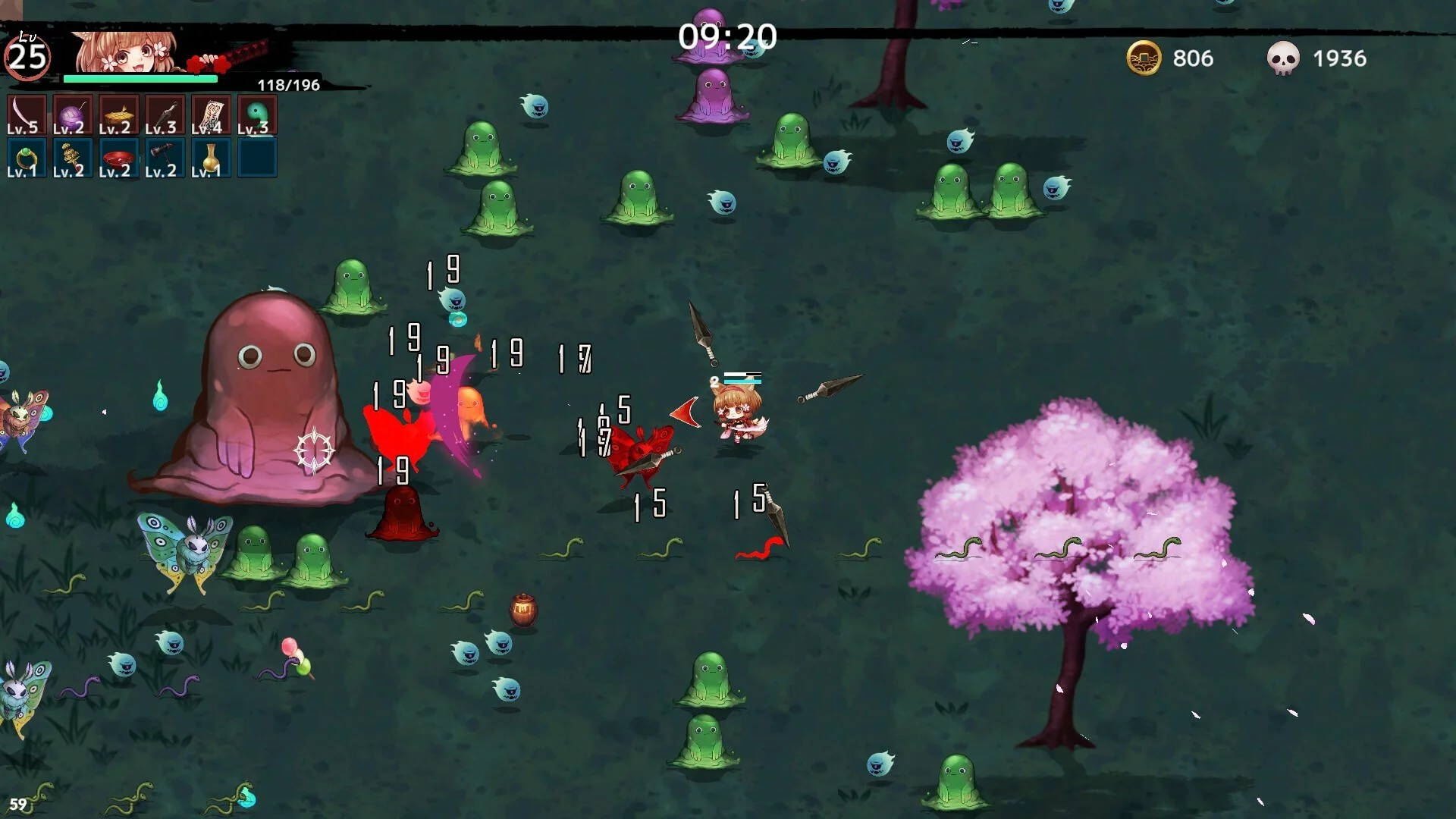 Изображение игры: SAMURAI Survivor -Undefeated Blade