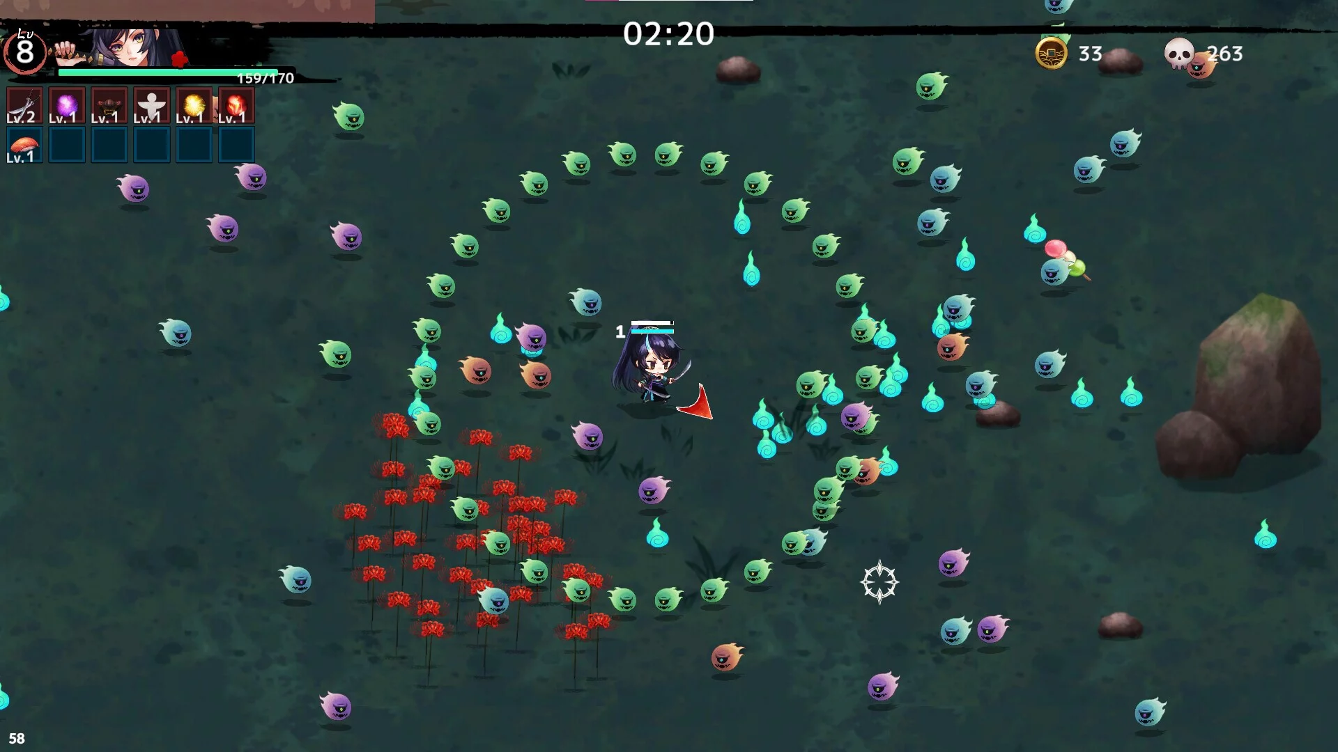 Изображение игры: SAMURAI Survivor -Undefeated Blade