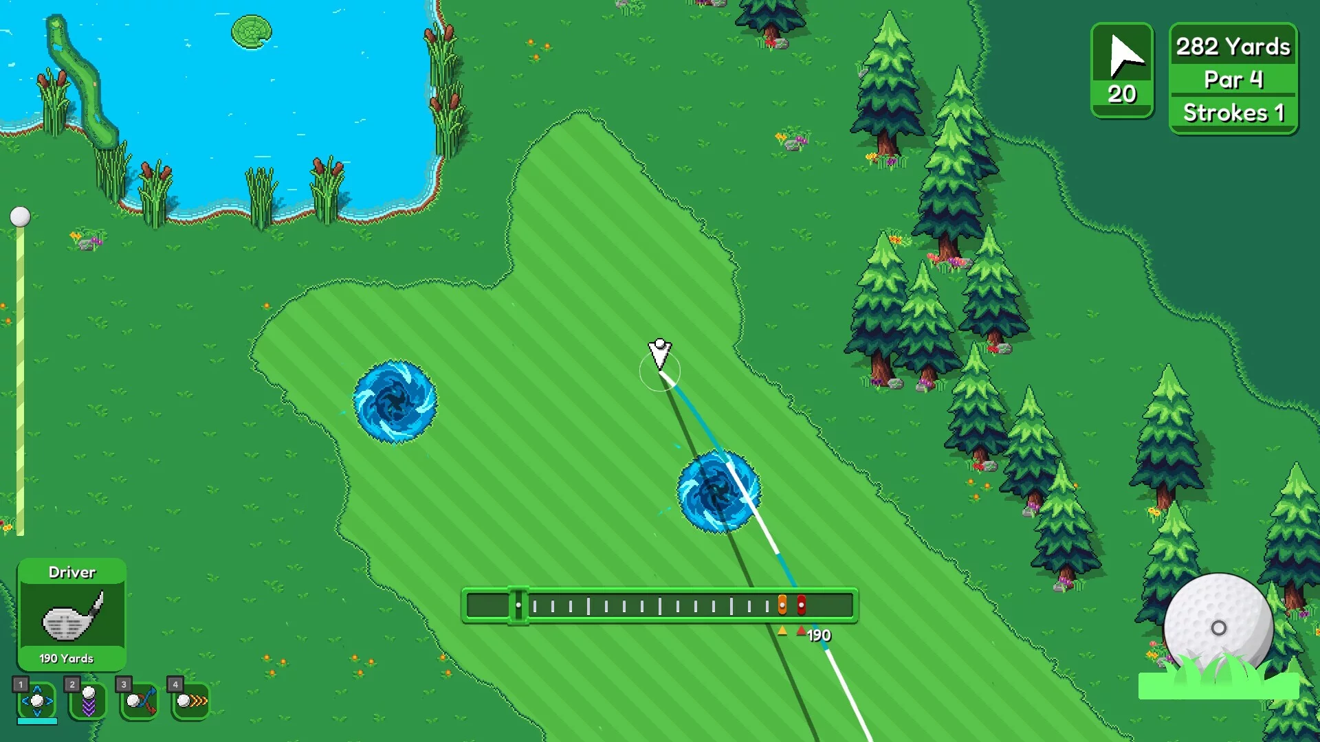 Изображение игры: Golfinite