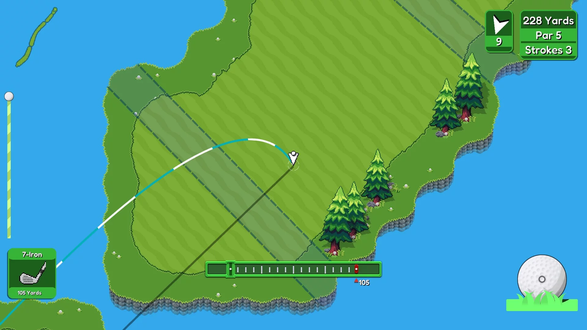 Изображение игры: Golfinite