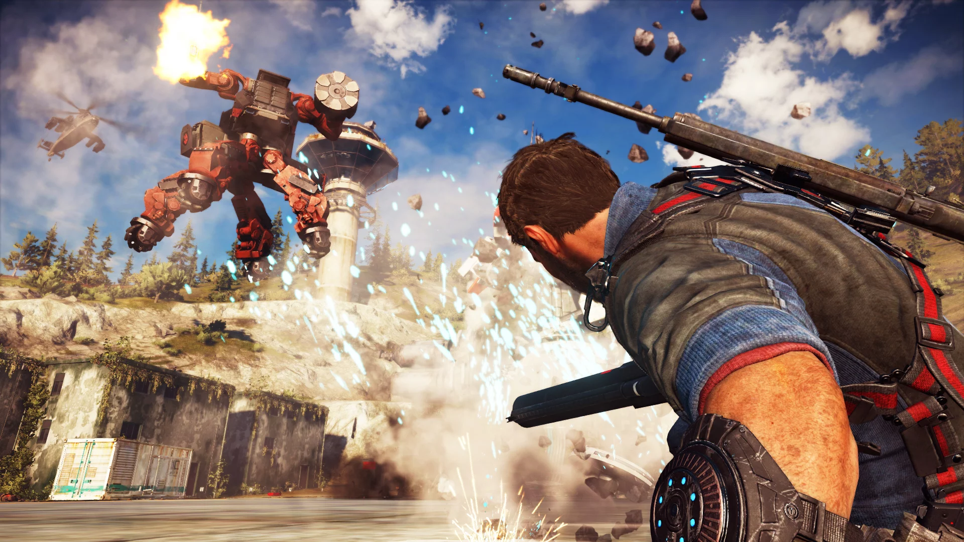 Изображение игры: Just Cause 3: Mech Land Assault