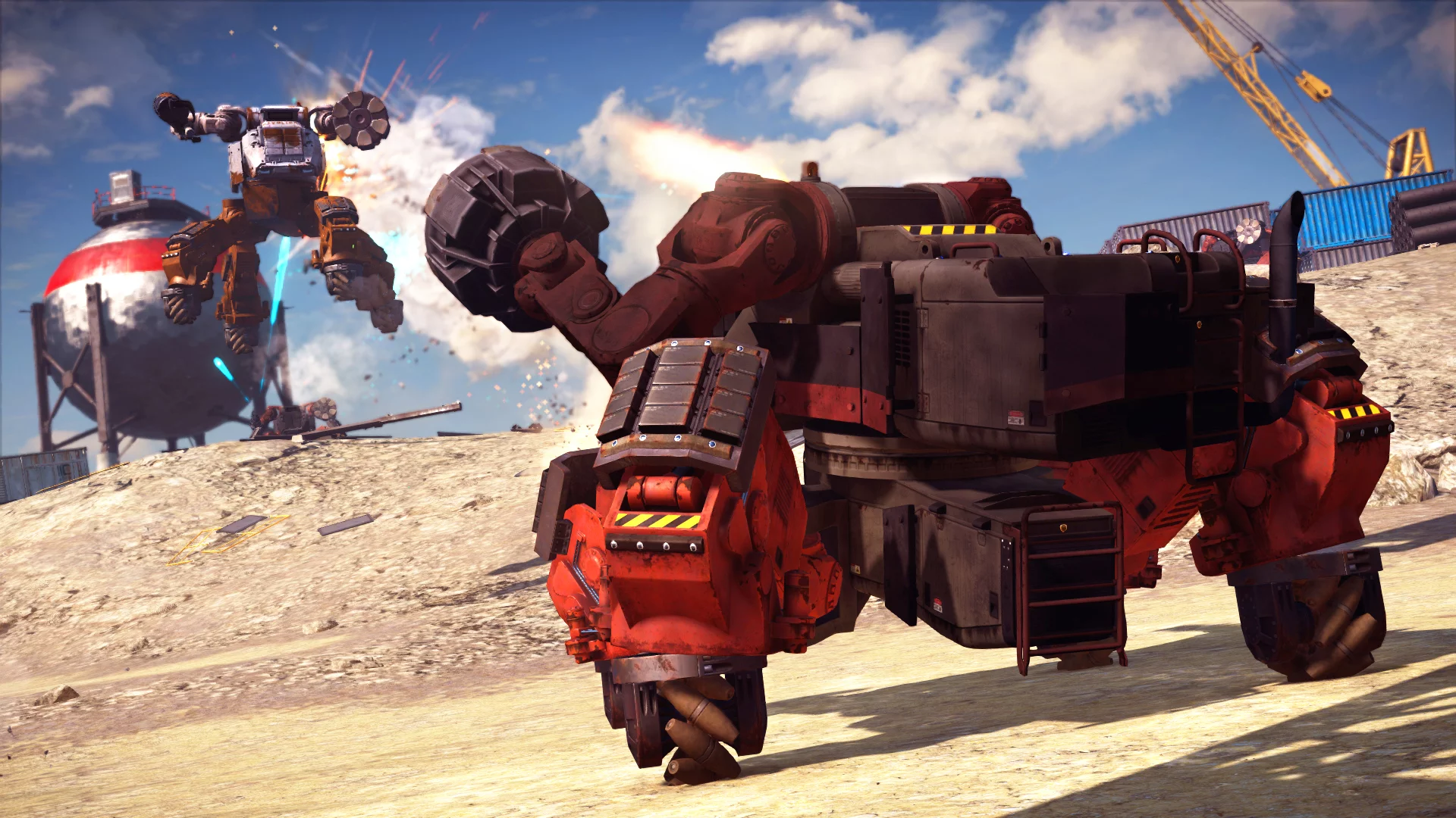Изображение игры: Just Cause 3: Mech Land Assault