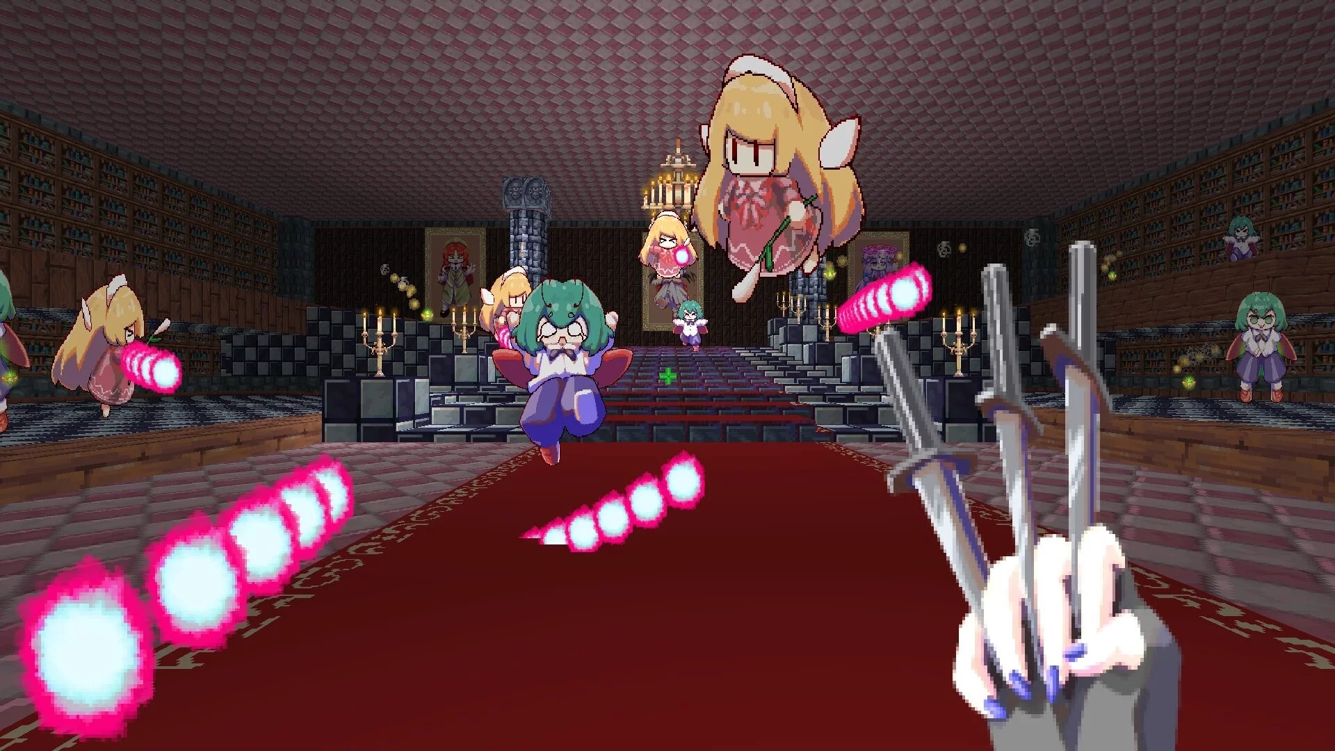 Изображение игры: I Am Sakuya: Touhou FPS Game