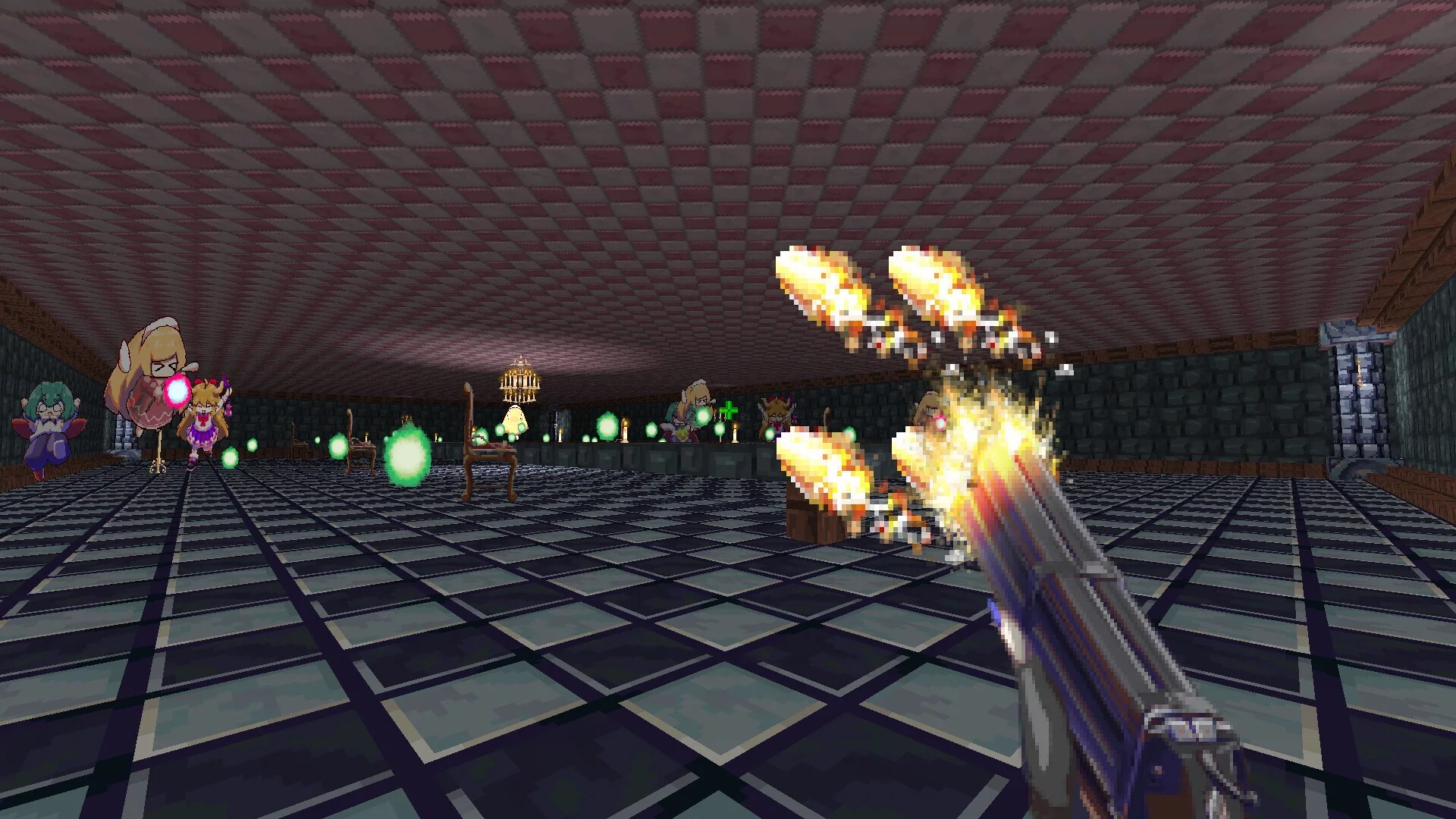 Изображение игры: I Am Sakuya: Touhou FPS Game