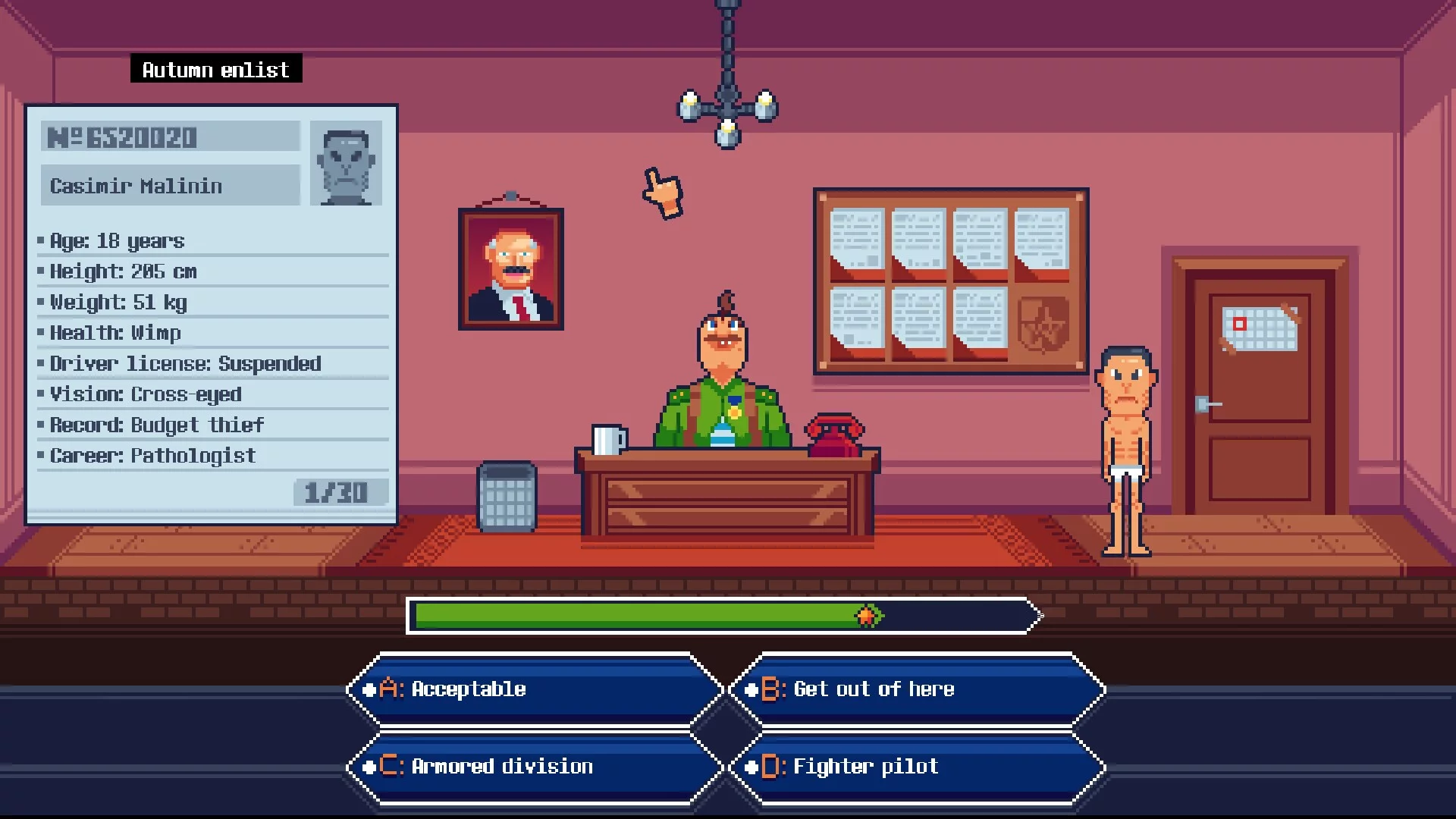 Изображение игры: VOENKOMAT