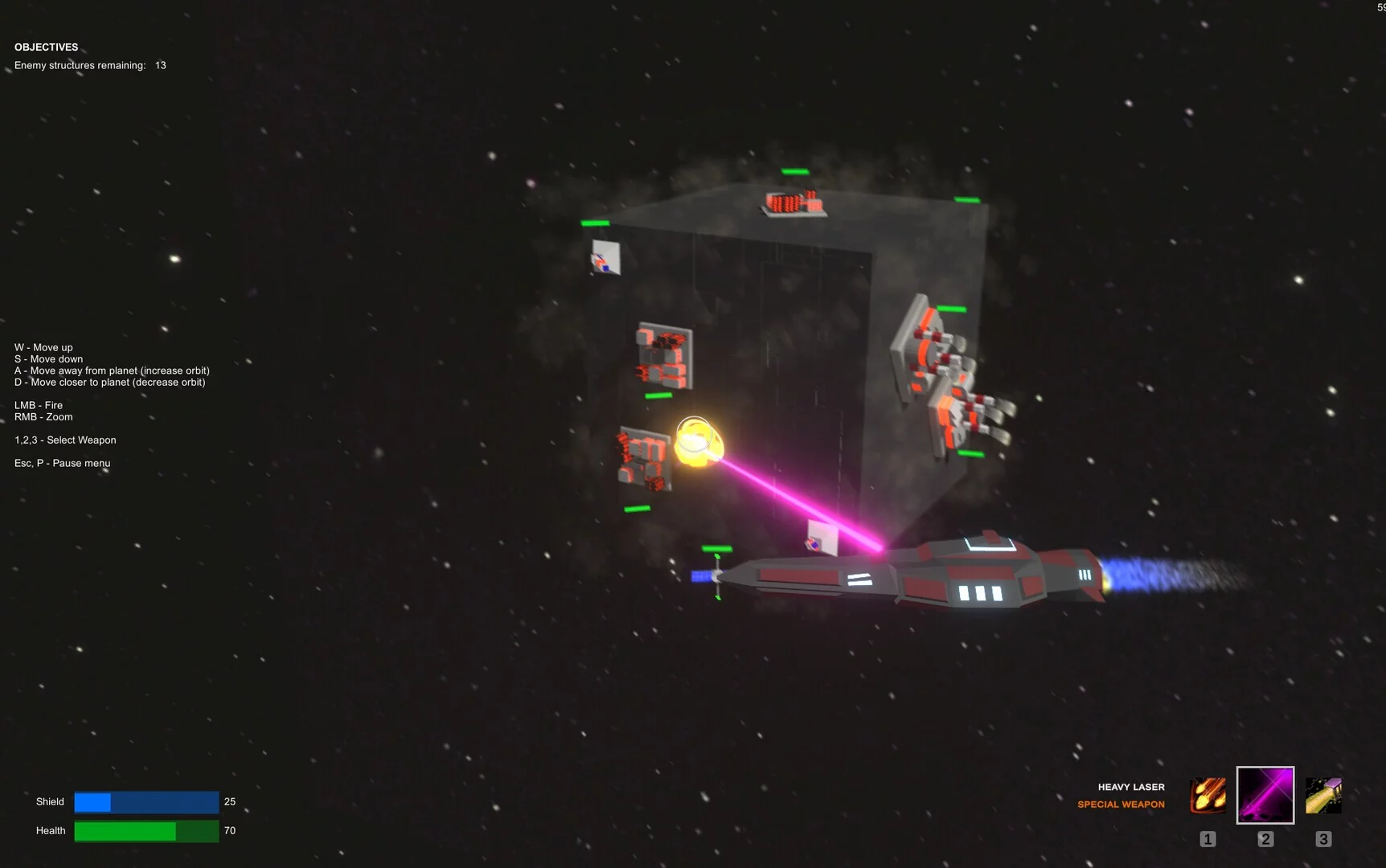 Изображение игры: Orbital Bombardment