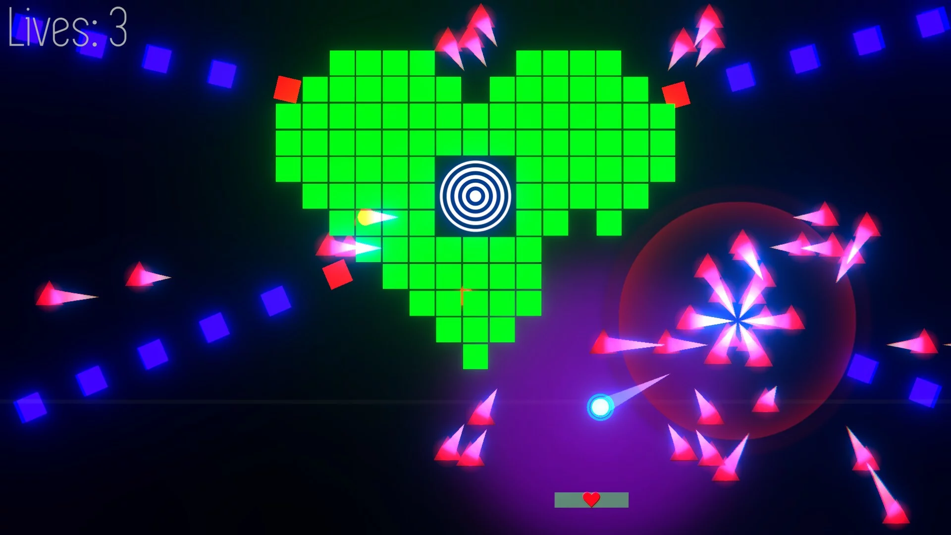Изображение игры: The Blocks Shoot At You