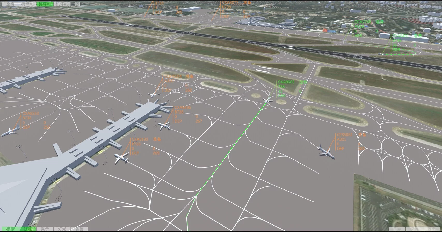 Изображение игры: sim4D ATC