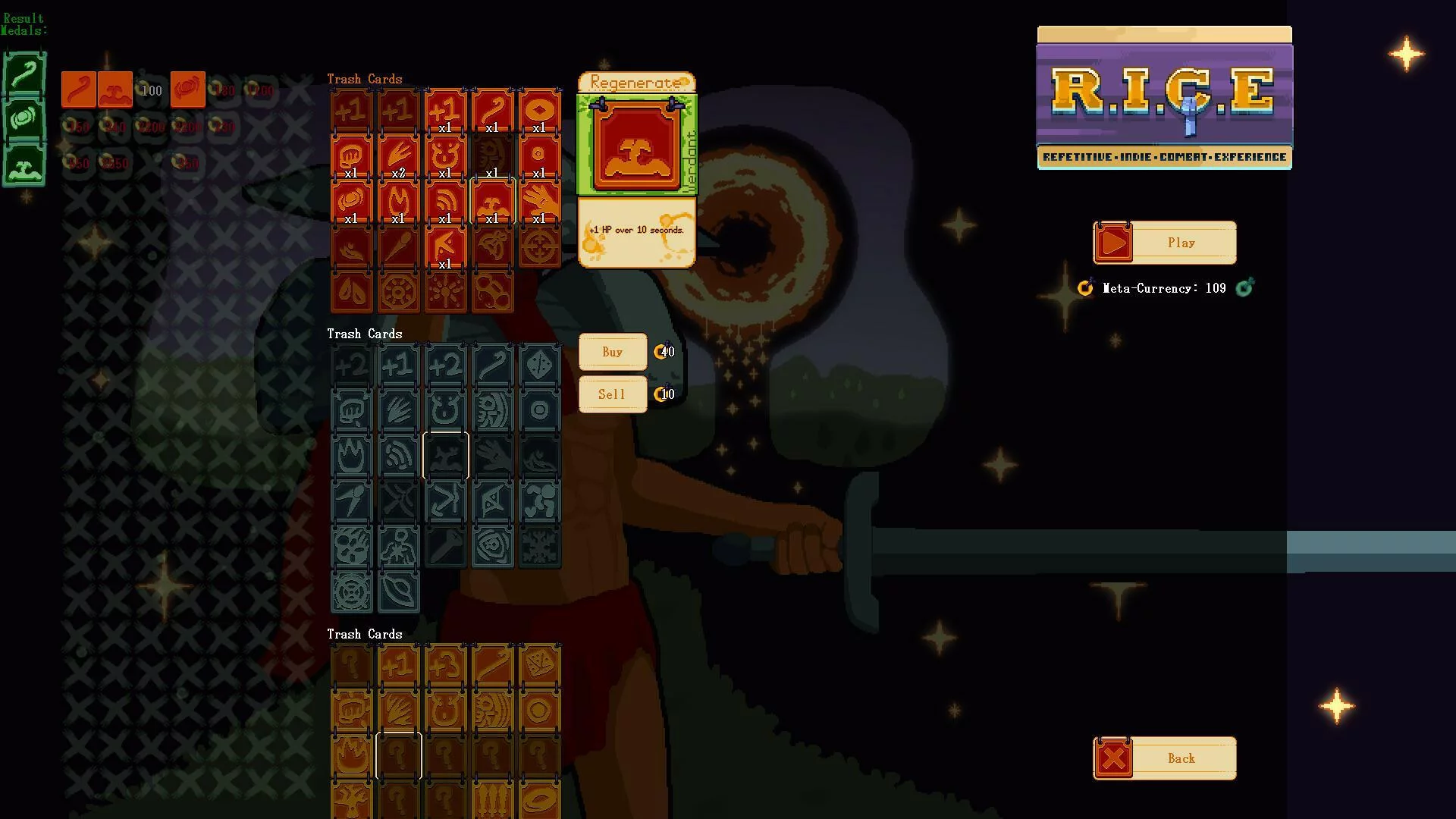 Изображение игры: R.I.C.E - Repetitive Indie Combat Experience