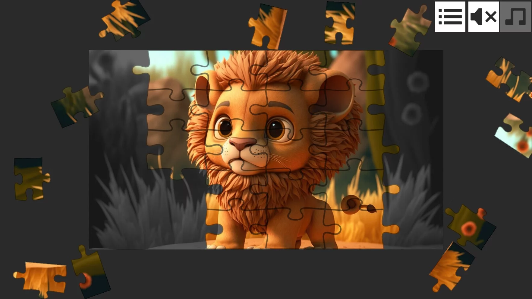Изображение игры: Jigsaw Puzzle - Baby Animals