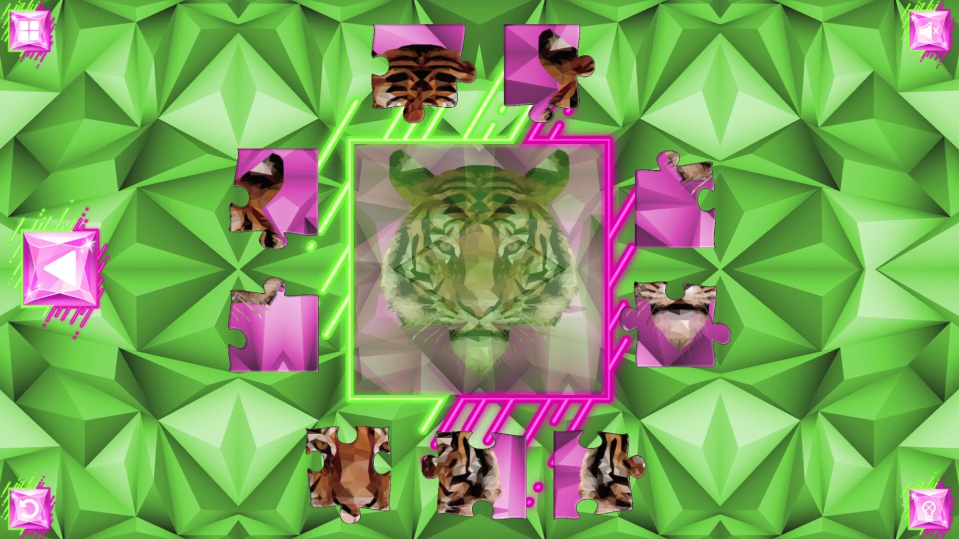 Изображение игры: Poly Jigsaw: Animals
