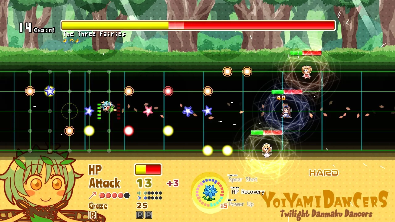 Изображение игры: Yoiyami Dancers: Twilight Danmaku Dancers