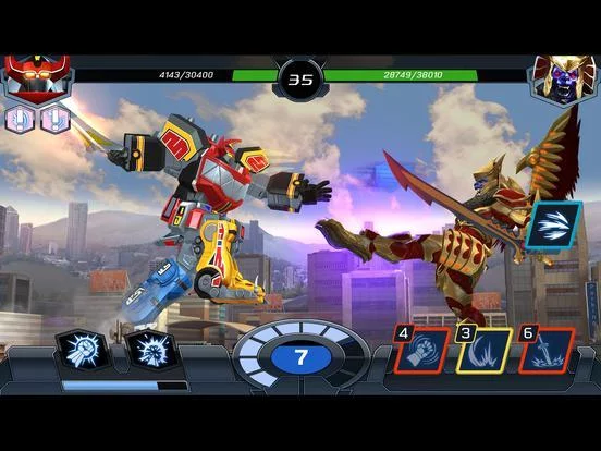 Изображение игры: Power Rangers: Legacy Wars