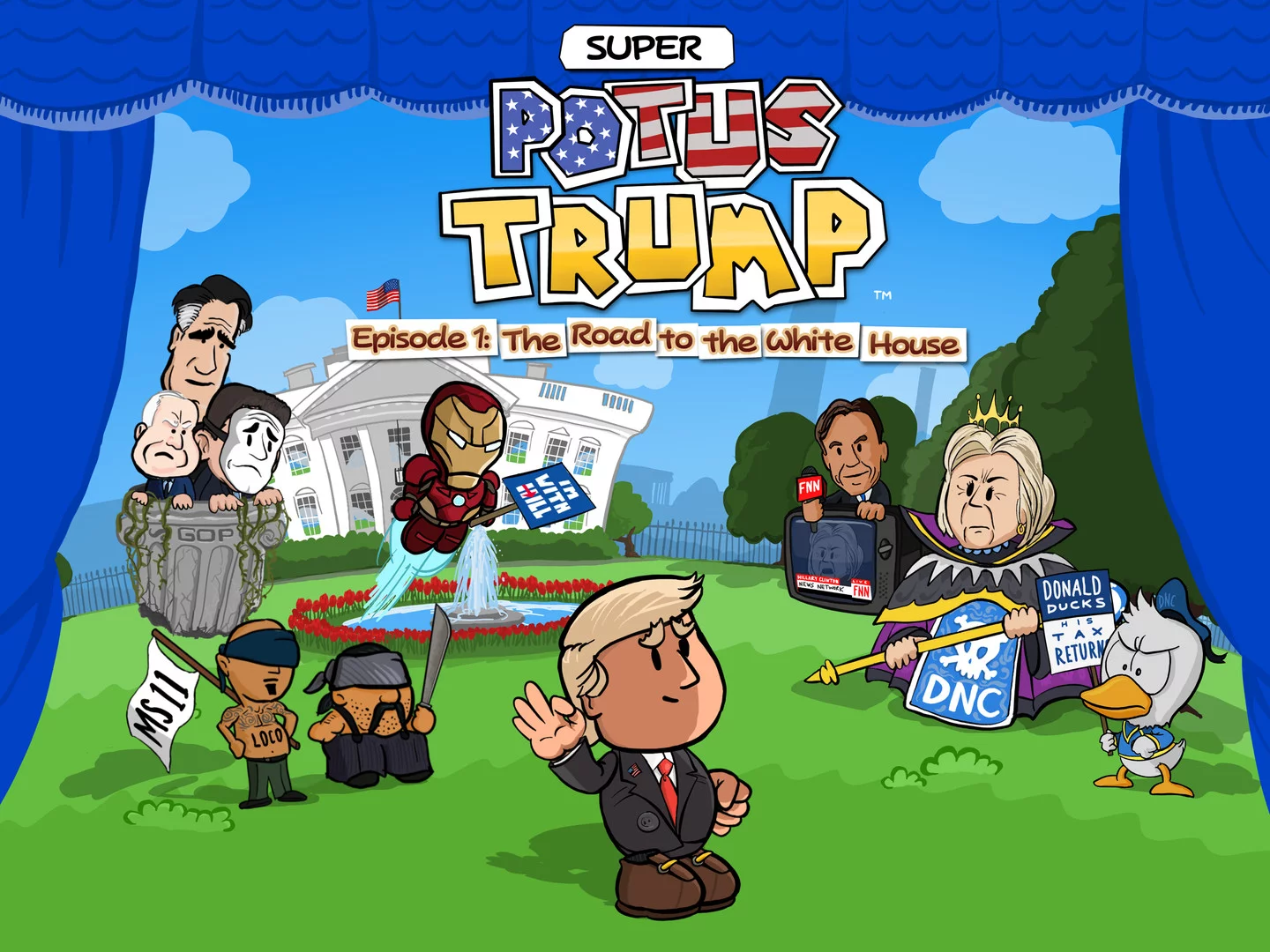 Изображение игры: Super POTUS Trump
