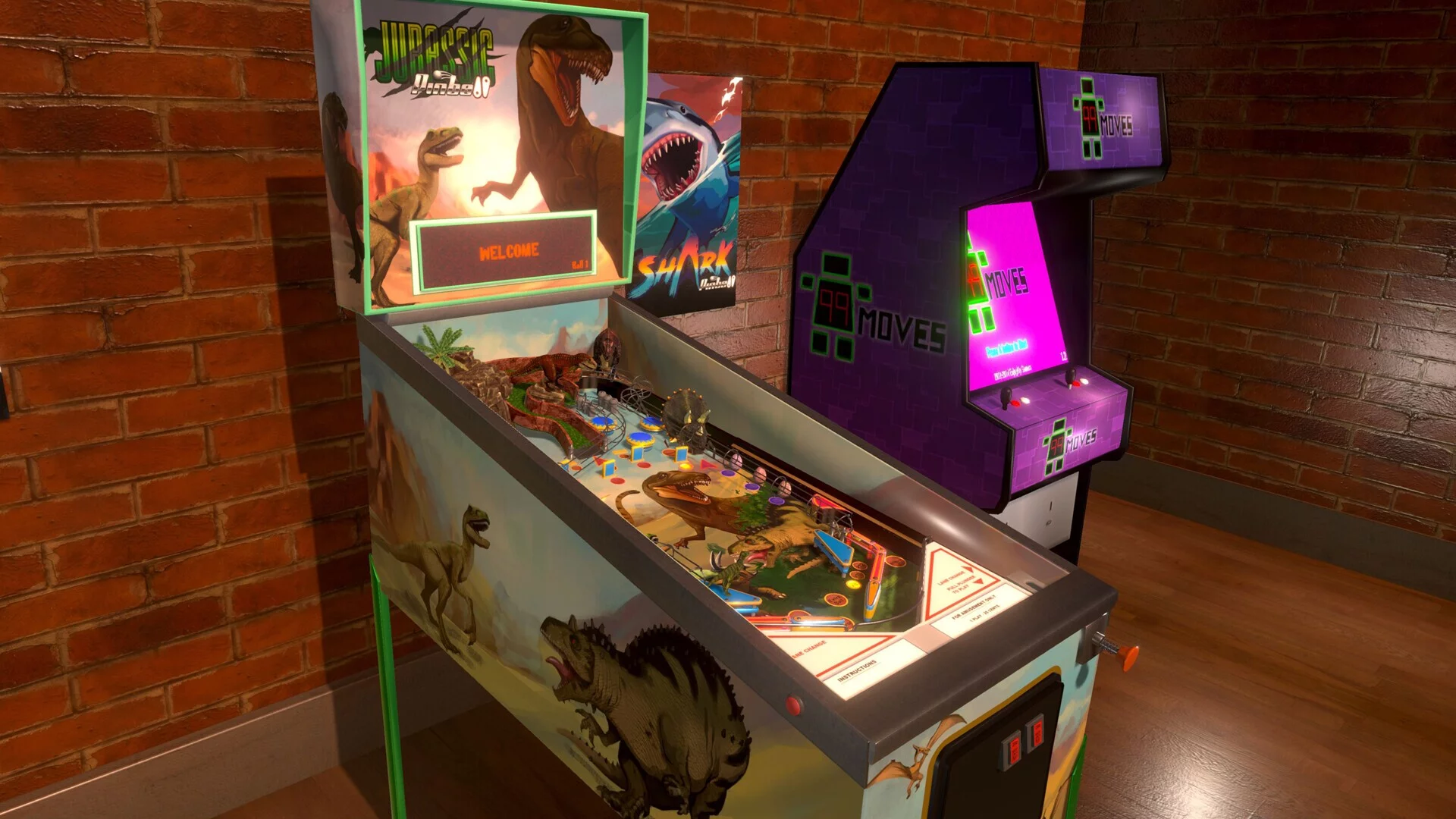Изображение игры: Jurassic Pinball