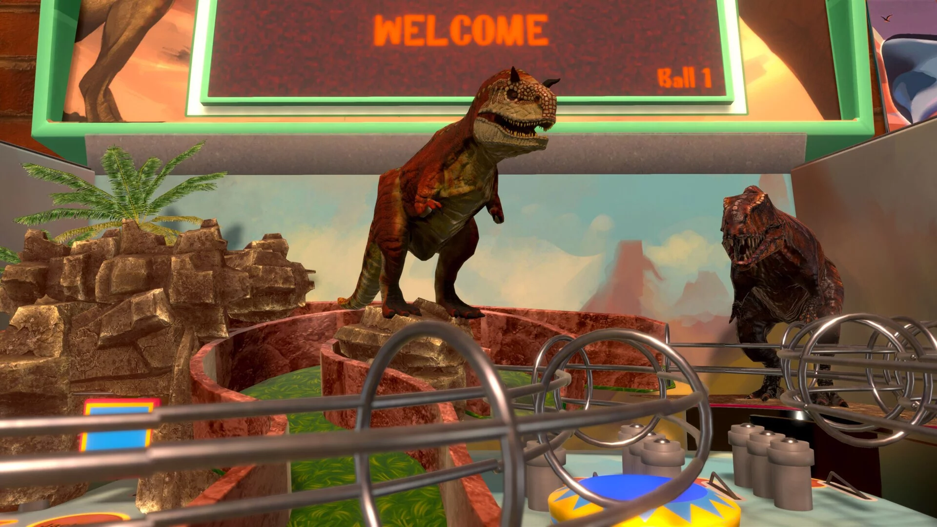 Изображение игры: Jurassic Pinball
