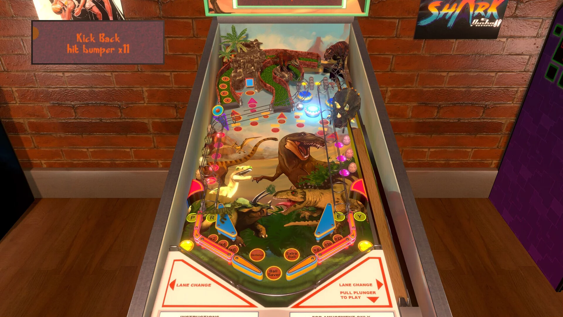 Изображение игры: Jurassic Pinball