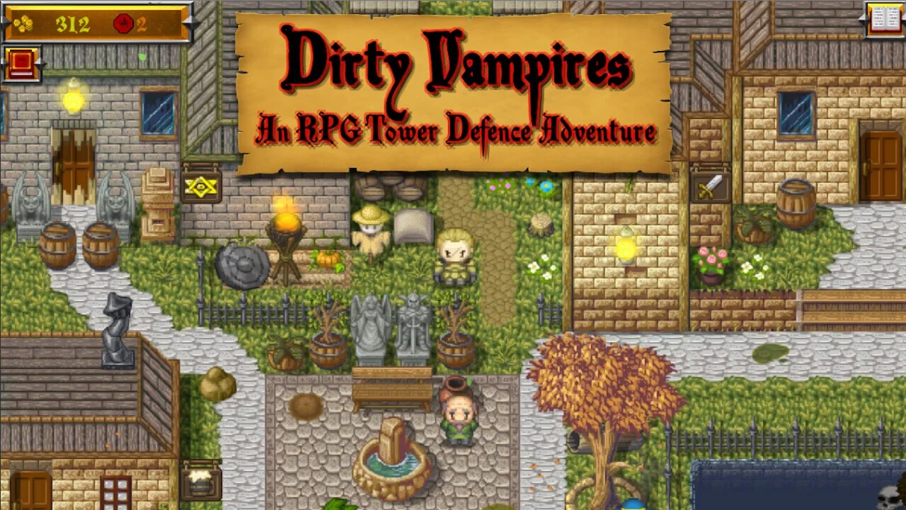 Изображение игры: Dirty Vampires - An RPG Tower Defence Adventure
