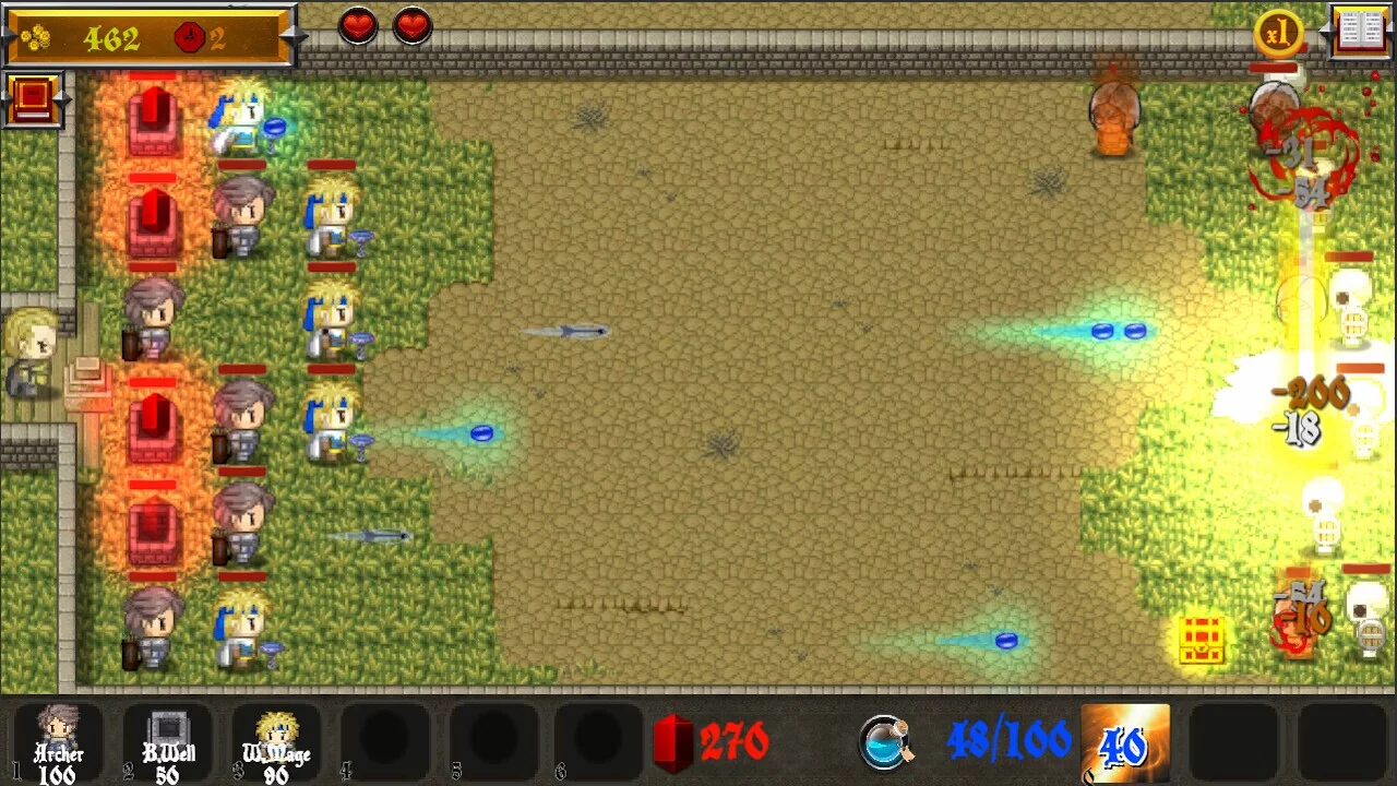 Изображение игры: Dirty Vampires - An RPG Tower Defence Adventure