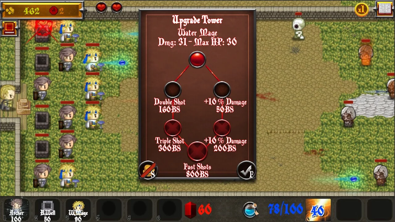Изображение игры: Dirty Vampires - An RPG Tower Defence Adventure