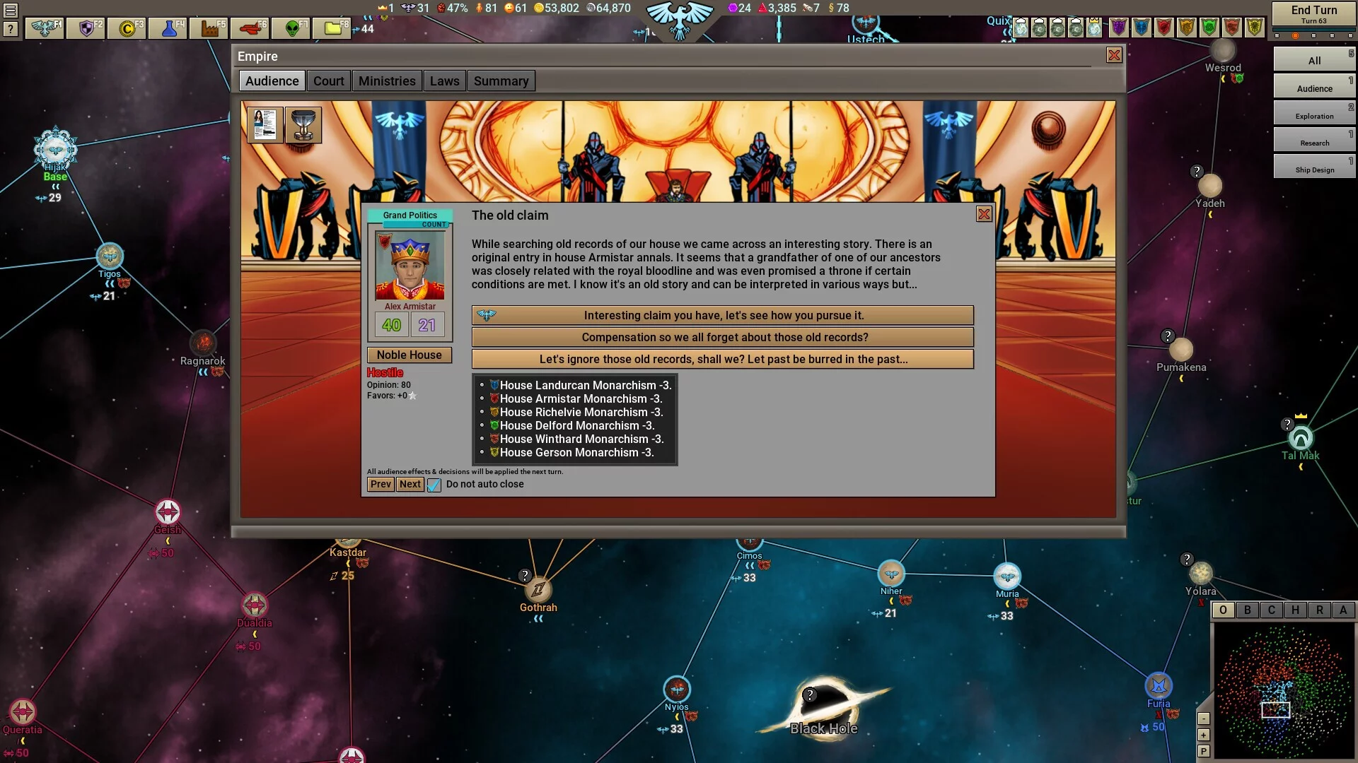 Изображение игры: Stellar Monarch 2
