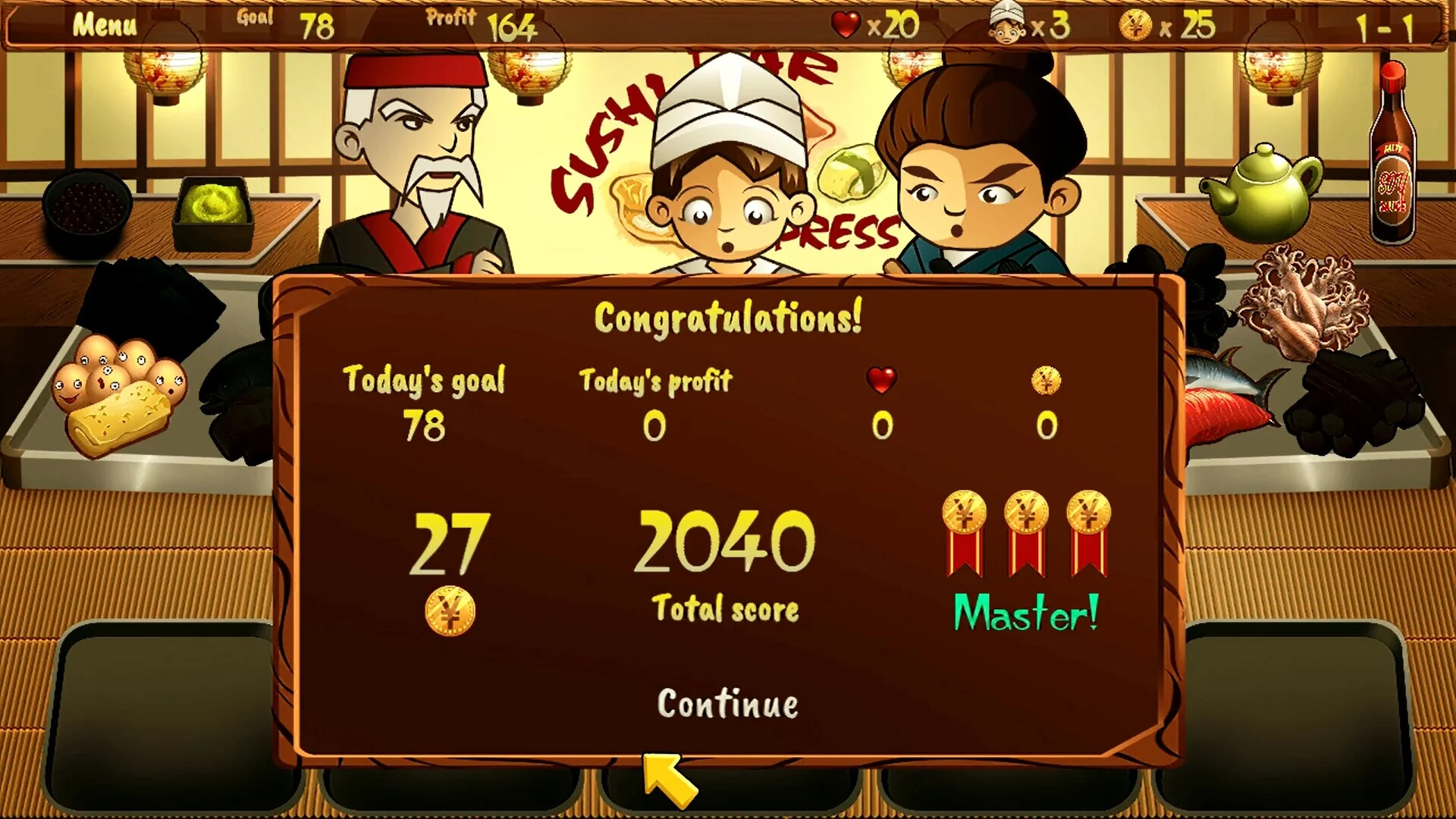 Изображение игры: Sushi Bar Express