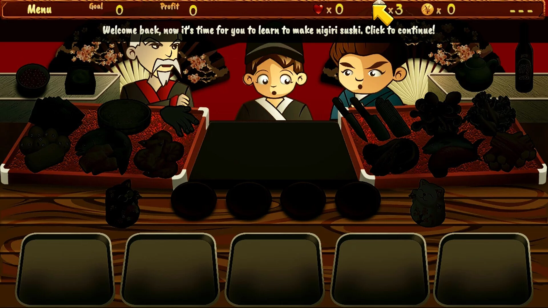 Изображение игры: Sushi Bar Express