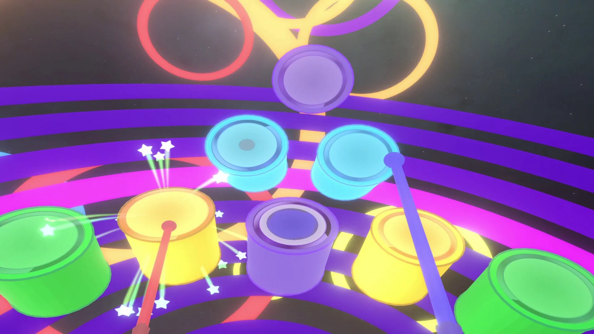 Изображение игры: Neon Music Drums