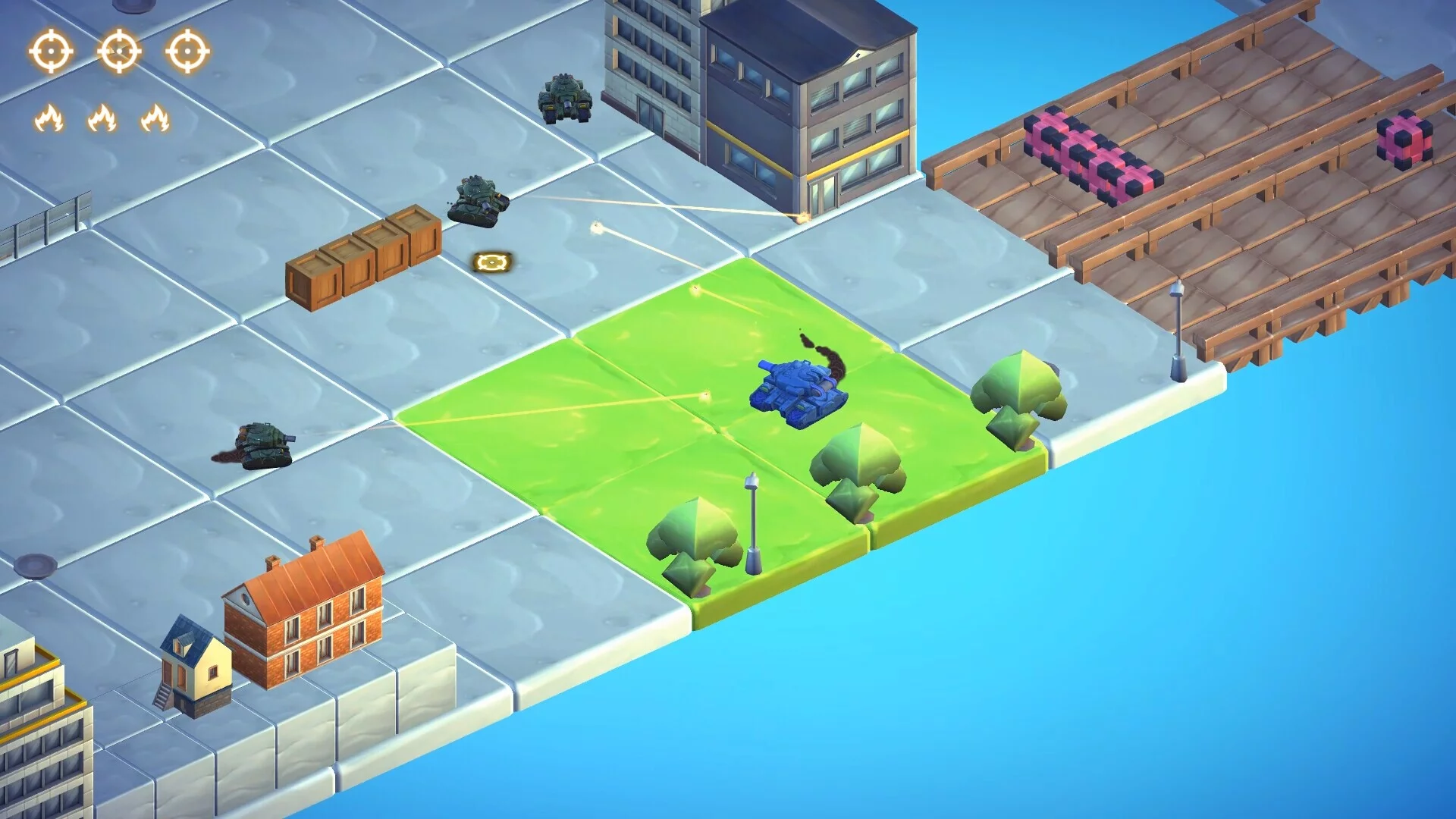 Изображение игры: Tanky Tanks 2