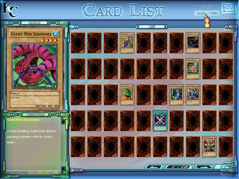 Изображение игры: Yu-Gi-Oh! Power of Chaos: Kaiba the Revenge