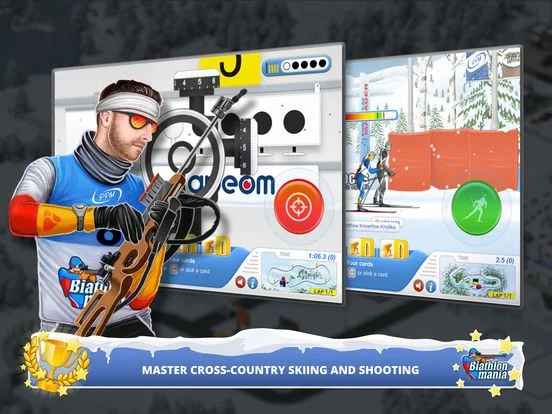 Изображение игры: Biathlon Mania