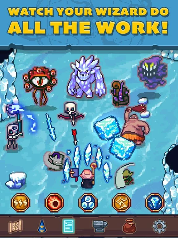 Изображение игры: Tap Wizard RPG: Arcane Quest