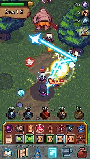 Изображение игры: Tap Wizard RPG: Arcane Quest