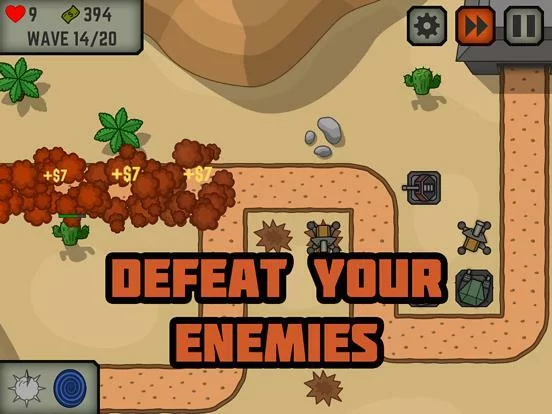 Изображение игры: Tactical War: Tower Defense