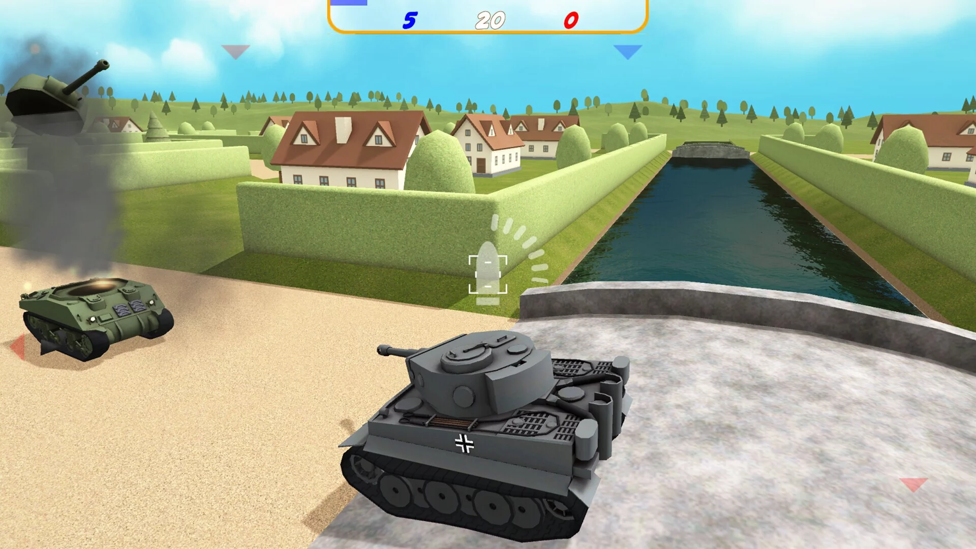 Изображение игры: Battle Tanks: Arena