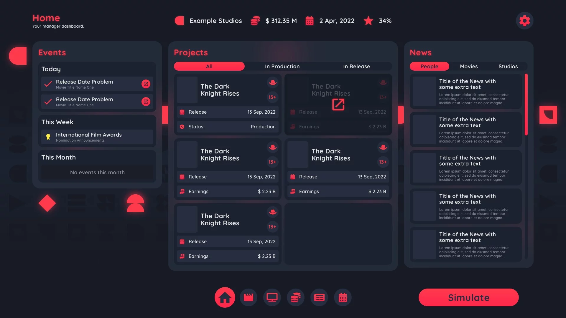 Изображение игры: Film Studio Manager