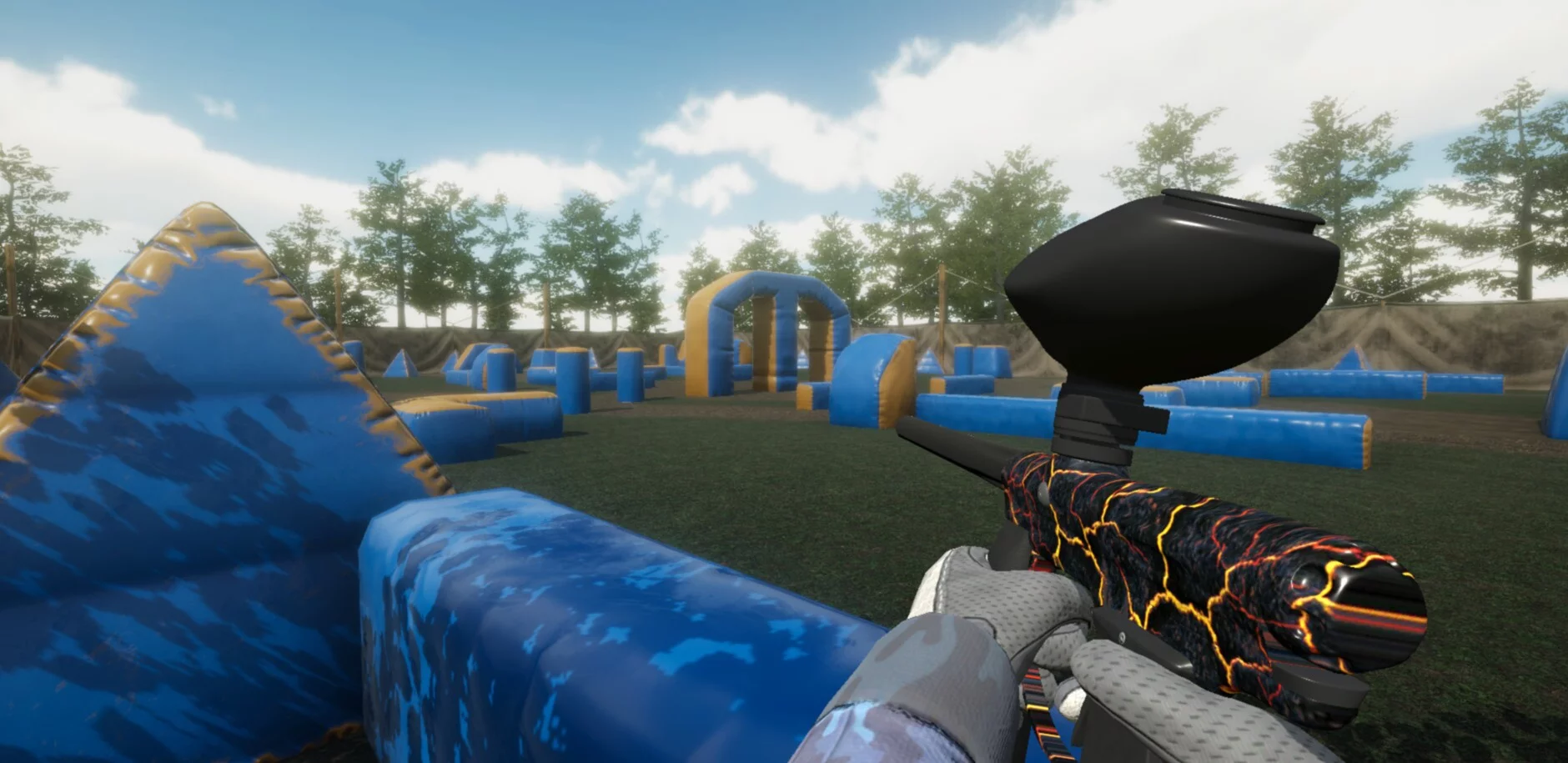 Изображение игры: PaintBall War 2