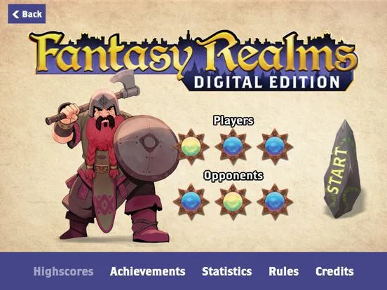 Изображение игры: Fantasy Realms by WizKids