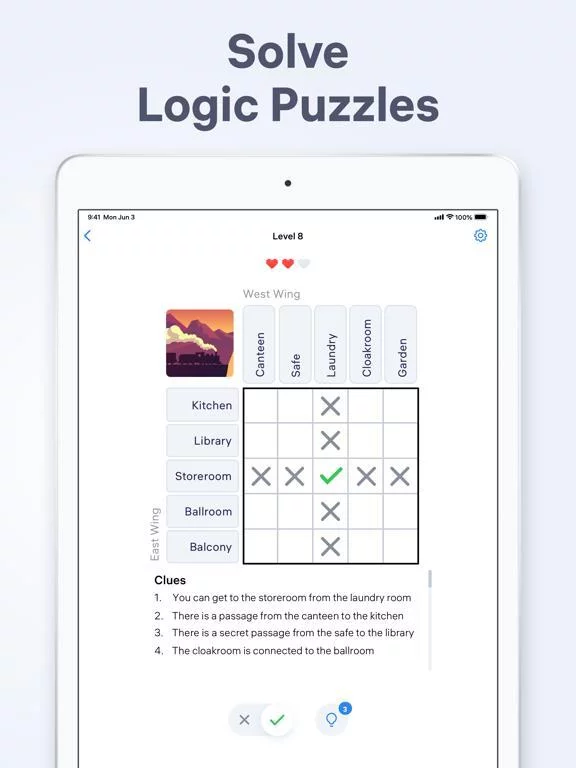 Изображение игры: Logic Puzzles - Clue Game