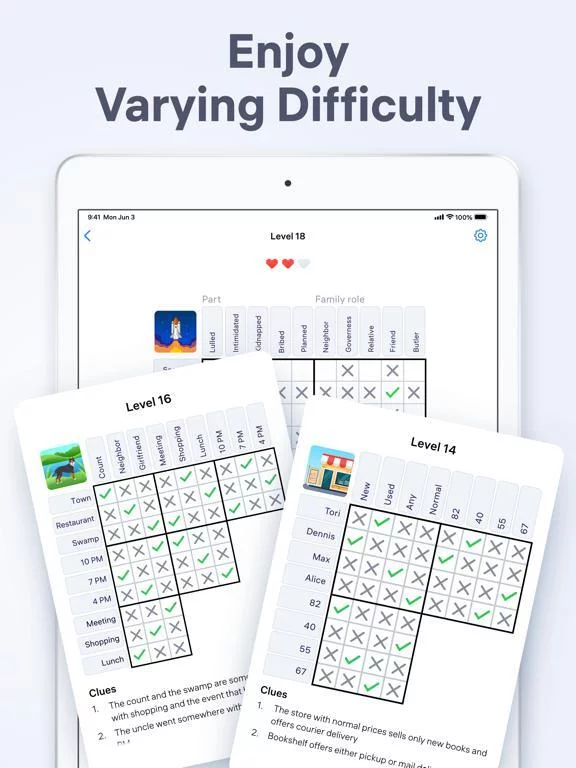 Изображение игры: Logic Puzzles - Clue Game