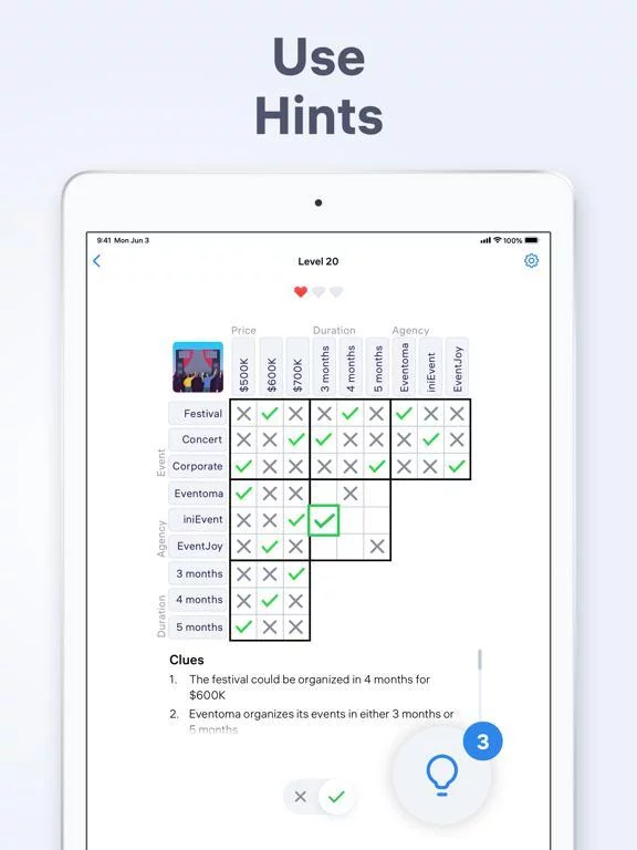 Изображение игры: Logic Puzzles - Clue Game