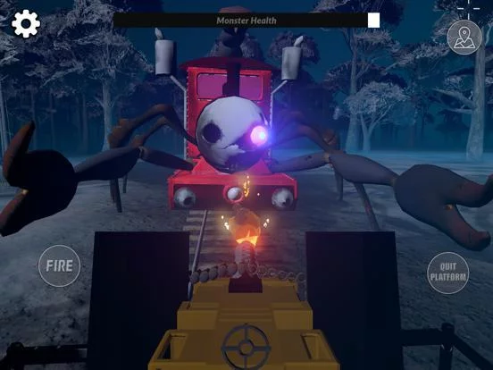 Изображение игры: Scary Spider Train Survival 1