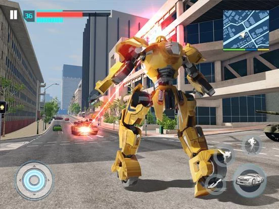 Изображение игры: Robot Car Transform Battle