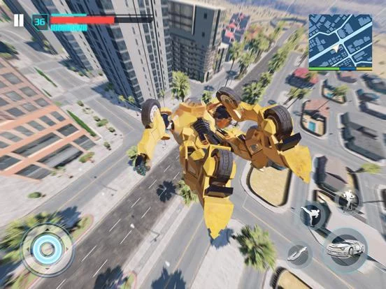 Изображение игры: Robot Car Transform Battle